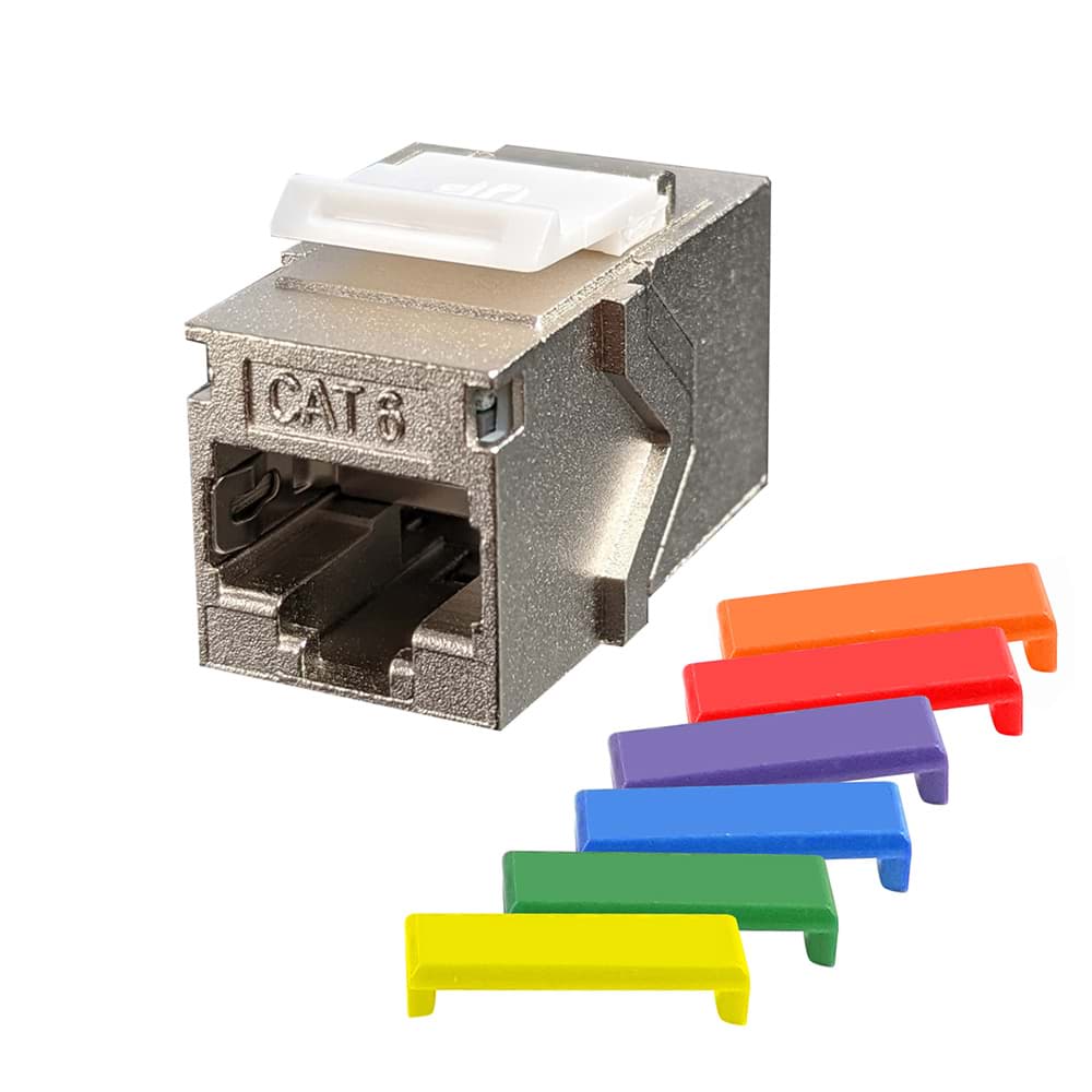 keystone RJ45/RJ45 CAT6 STP S45