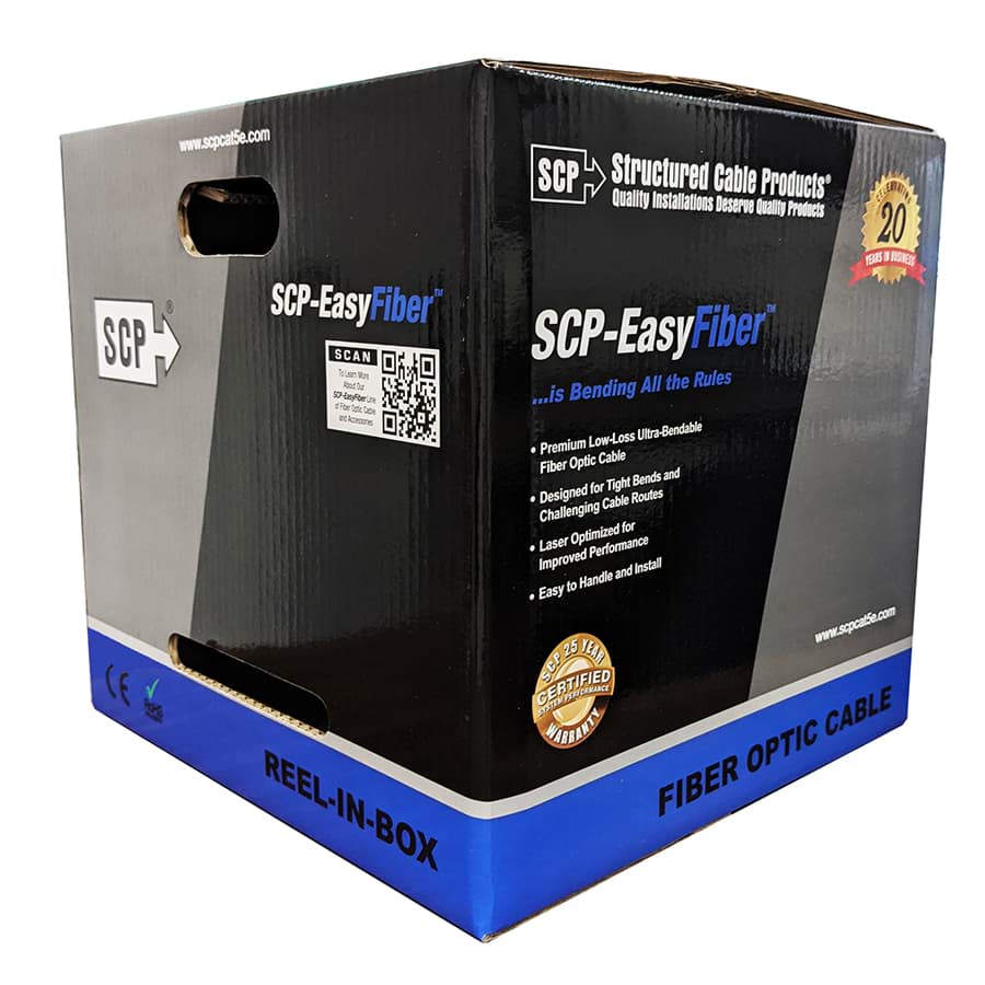 SCP-EasyFiber MultiMode  8xOM3 Distribution B2ca-s1ad1a1 zwart BX200