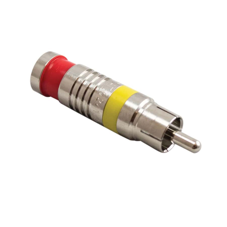 RCA compressie connector nikkel voor RG59/U ZK10