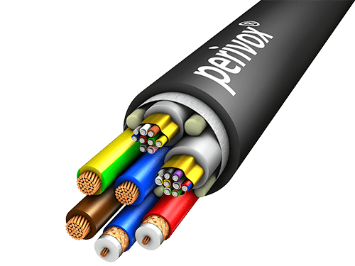 Combikabel VIDEO+POWER (2x0.54L/2.3 + 3x1,5mm2 + 16S) PUR-ROBUST blk
