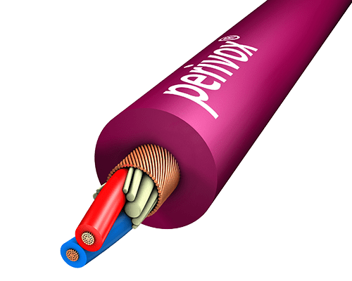 Microfoonkabel 2x0,22mm2 NF-WY PVC-SOFT d=6,4mm pink