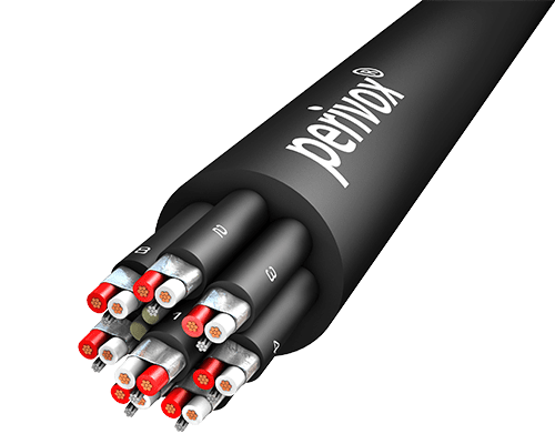 Multipair  8x2x0,22mm2 audio PVC-SOFT zwart MF-Y