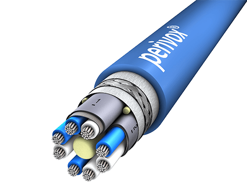 Multipair  4x2x0,14mm2 audio-AES-DMX-110 FRNC blauw W-CH
