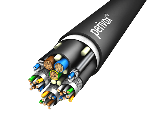 Combikabel CAT+POWER (3xCAT7 +2xSignaal-100 + [3G2,5mm2]Y) PVC zwart