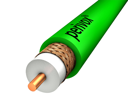 Videokabel 0,6/3,7 PVC groen