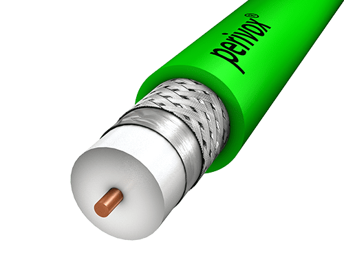 Videokabel 0,6/2,8AF FRNC groen