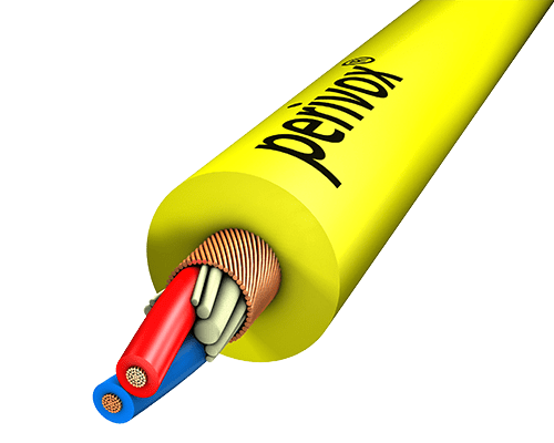 Microfoonkabel 2x0,22mm2 NF-WY PVC-SOFT d=6,4mm geel
