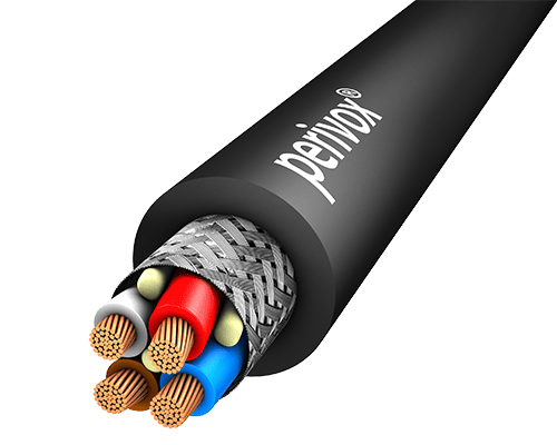 Microfoonkabel STARQUAD 4x0,5mm2 NF-CY PVC-FLEX d=5,9mm zwart