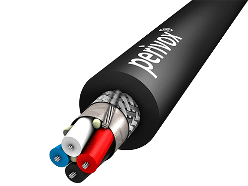 DMX kabel 1x4x0,22mm2 Foil+Braid 110 OHM PVC-SOFT Perivox