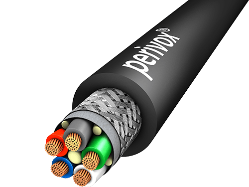 Microfoonkabel 5x0,08mm2 NF-CY PVC-FLEX d=3,7mm zwart