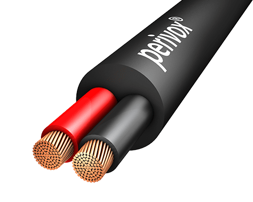 Luidsprekerkabel  2x1,5mm2 PVC zwart