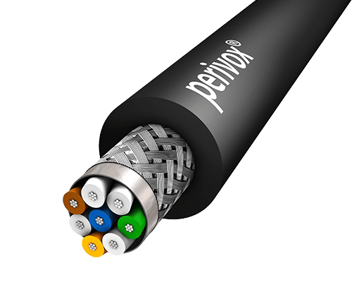 datakabel PATCH CAT5E SF/UTP 200MHz 4PxAWG26/7 PUR zwart Perivox MTR