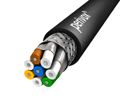datakabel PATCH CAT7 S/FTP 600MHz 4PxAWG26/7 PUR 6,9 zwart Perivox MTR