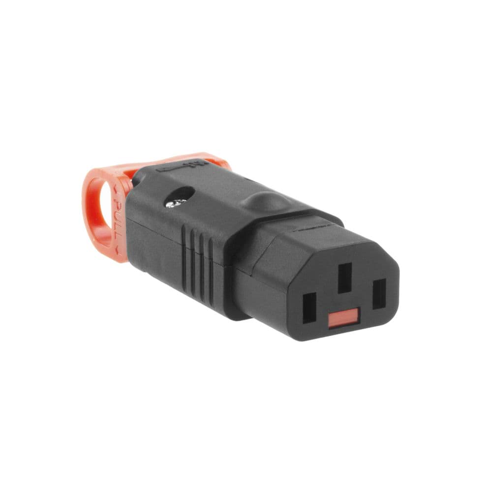 IEC C13 10A connector bus recht vergrendelbaar IEC Lock