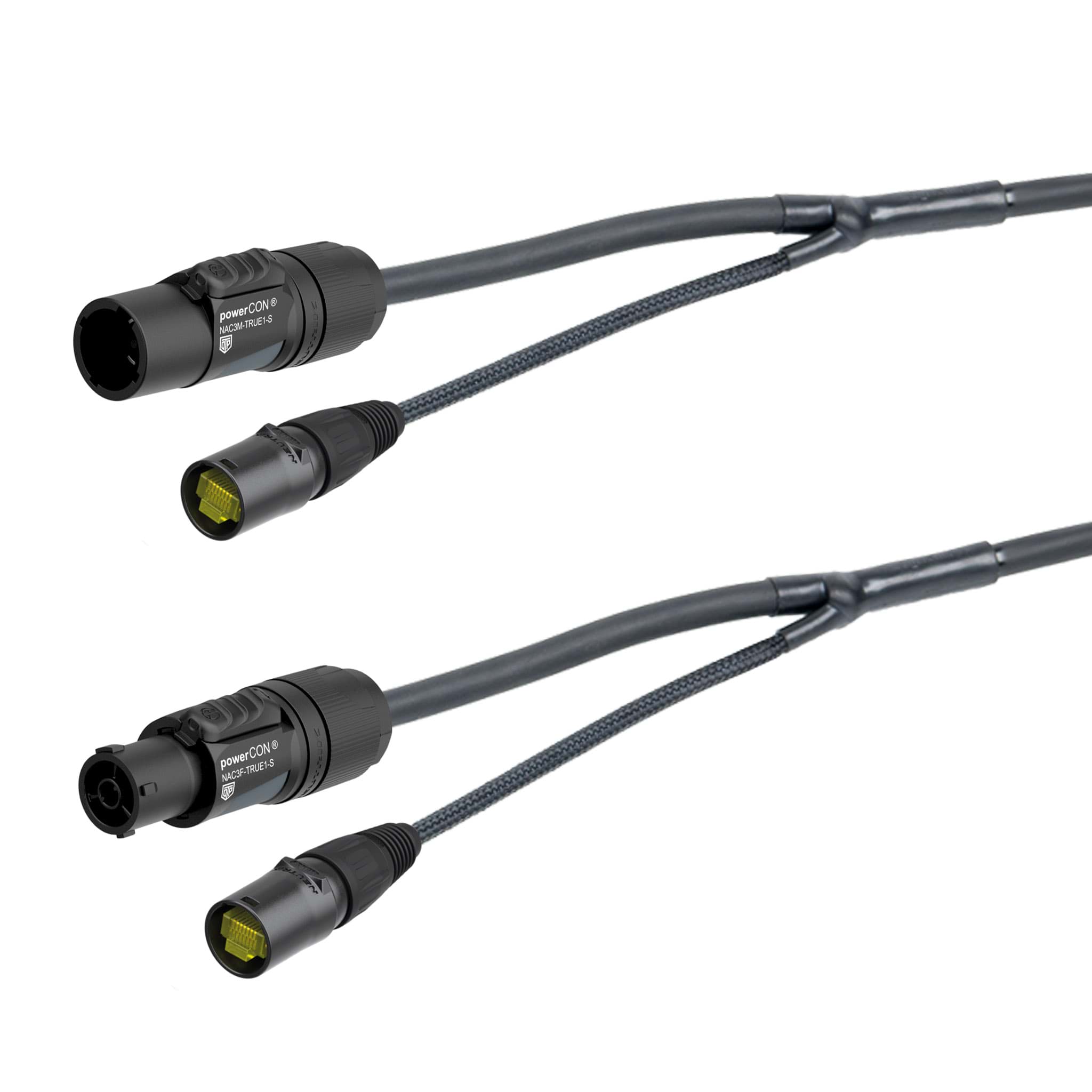 combi Power+DATA 1,5mm2 powerCON TRUE1 + etherCON 10m d10mm