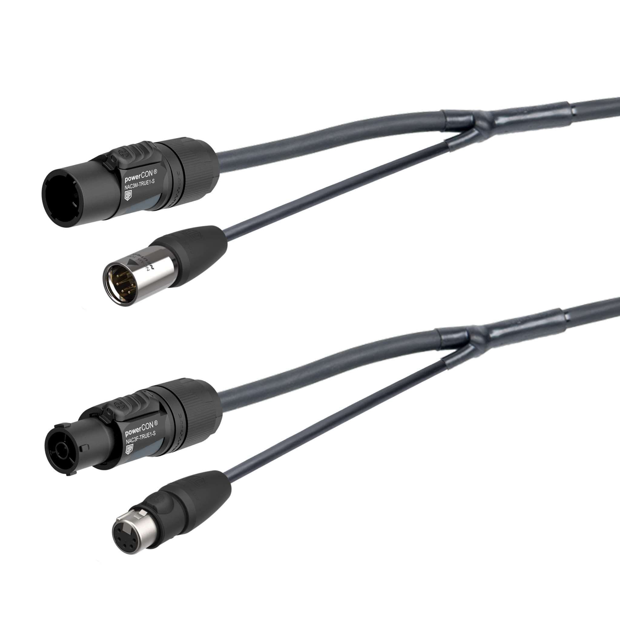 combi DMX XLR TOP 5p powerCON TOP
