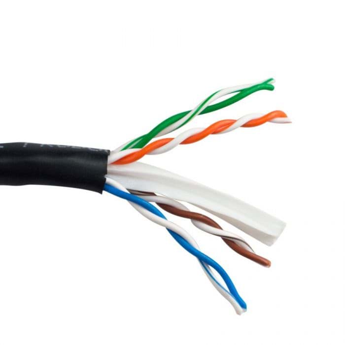 datakabel CAT6 U/UTP 550MHz 4PxAWG23 Dca-s3 ETL zwart SCP DS305