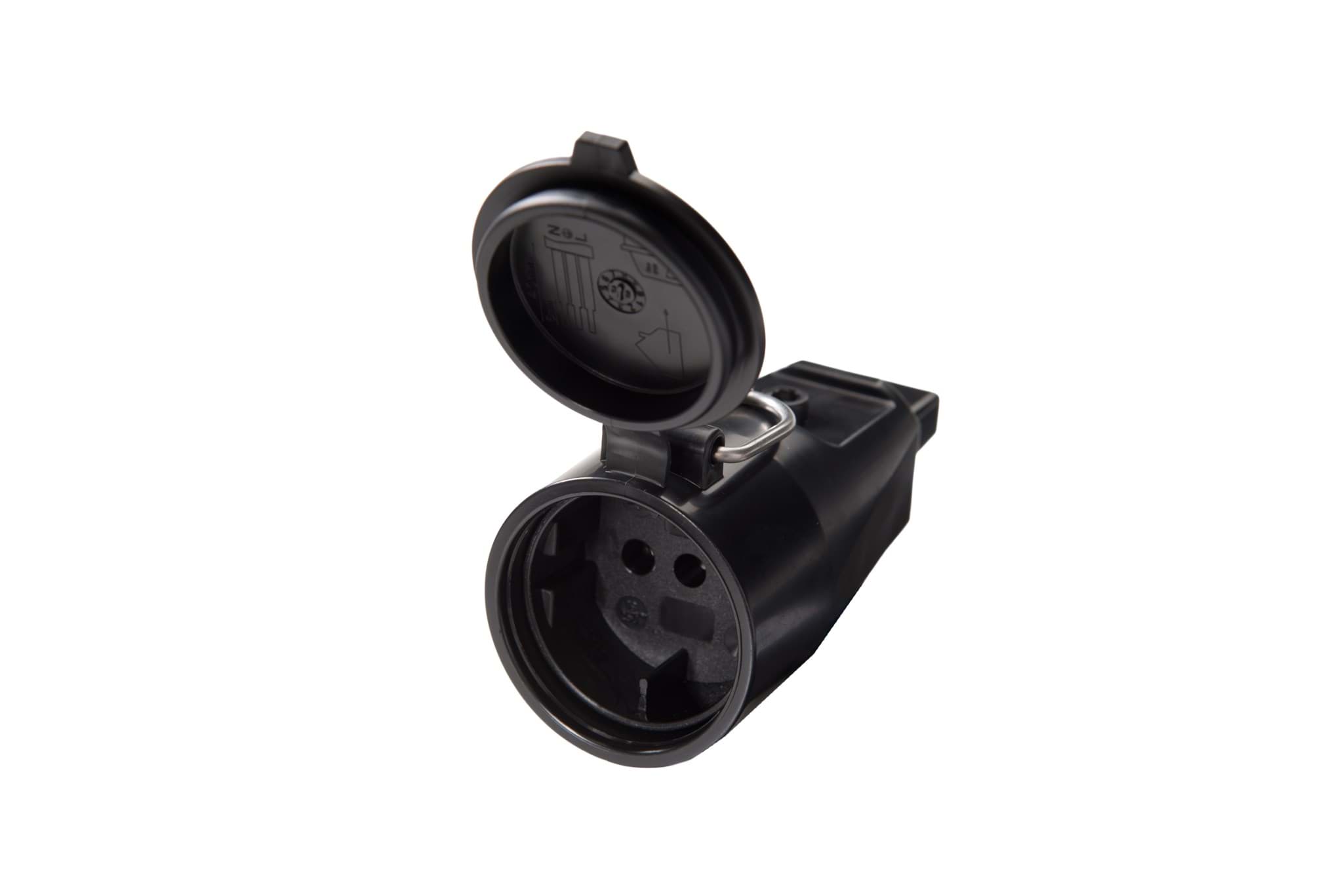 Schuko koppeling-prikkabel 2-polig PVC Kaiser