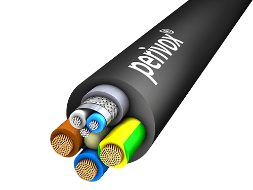 Combikabel DMX+POWER (1xDMX + 3x1,5mm2) PVC zwart d=10mm