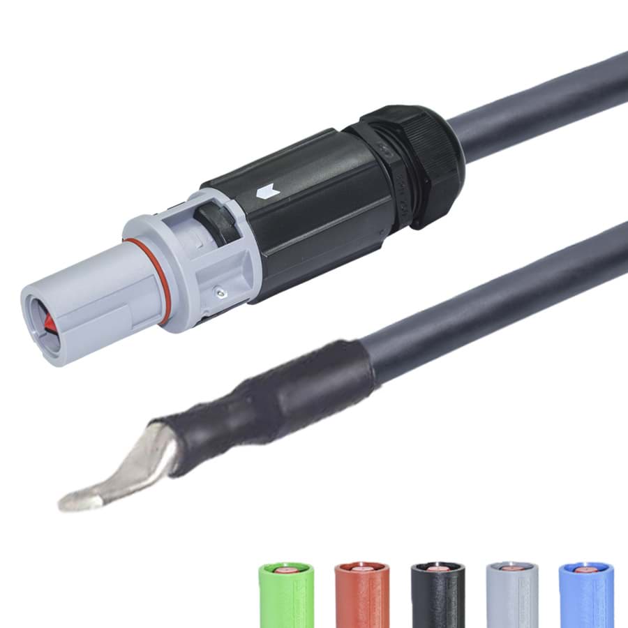 aansluitkabel H07RNF  95mm2 Powerline drain > oog M12 ## 1,2m
