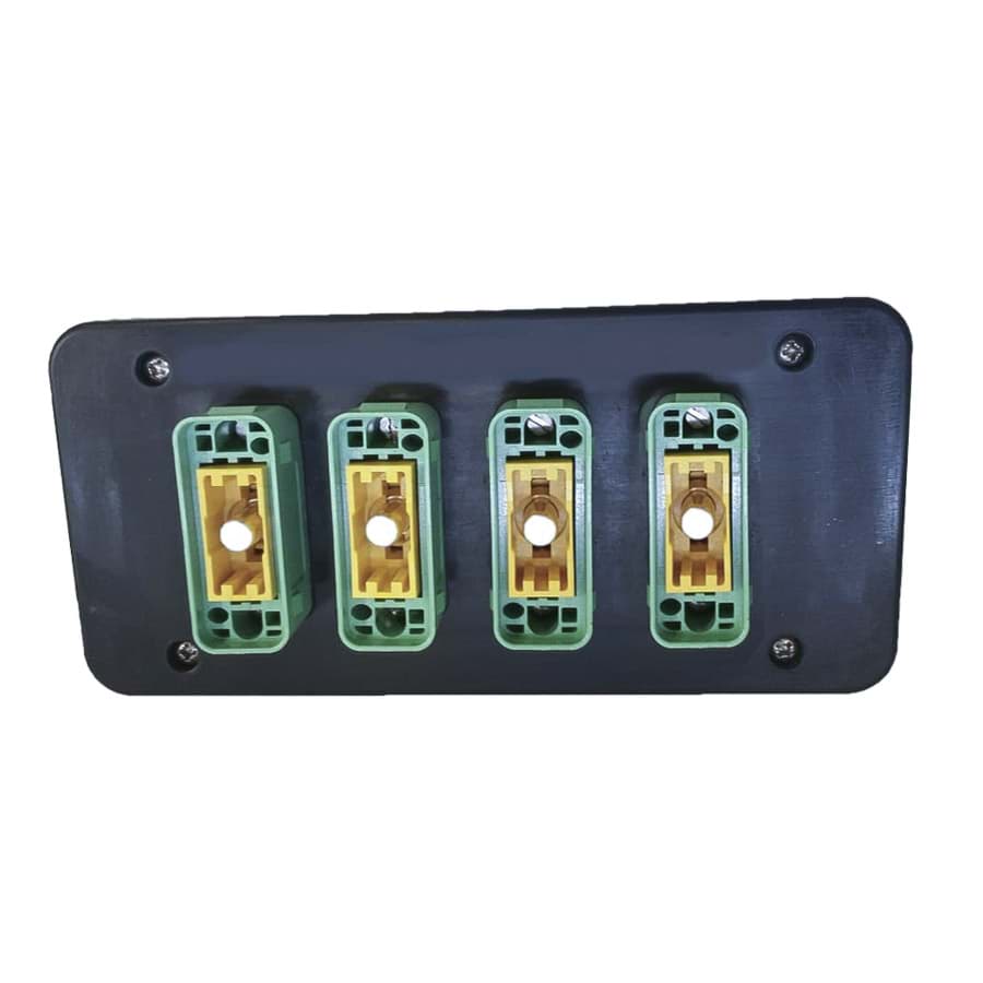 cPOT GROUNDING BOX rubber 4x cPot male