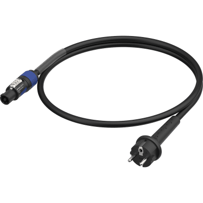 aansluitkabel H07RNF 1,5mm2 Schuko ra+pen > powerCON blauw  1,5m Ntrk