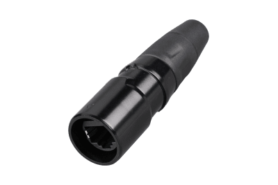 RJ45 kabelconnector CONTRA behuizing zwart IP65