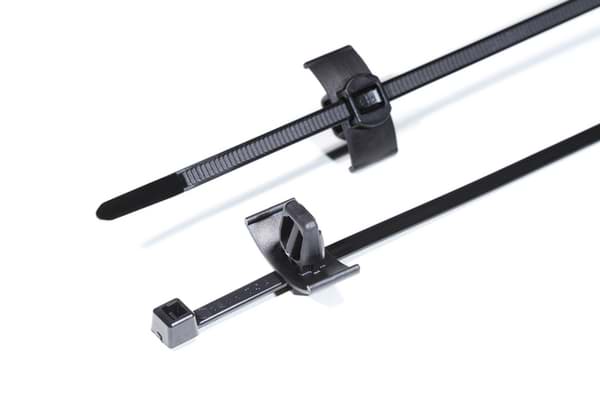 bevestigingsband met spreidanker 200x4,6 HS-zwart ovale gaten