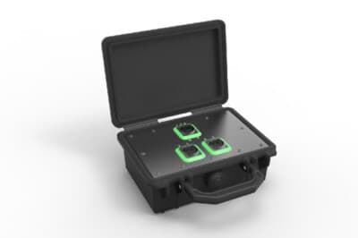 opticalCON breakoutbox SM APC QUAD to 2xDUO