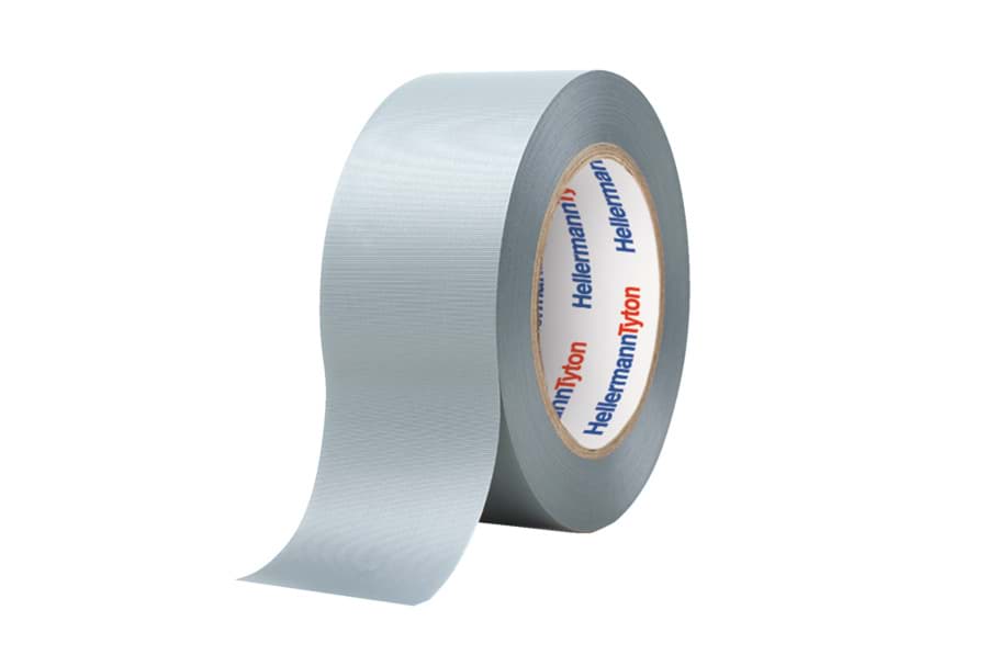 bundeltape vinyl 50mm 46m grijs