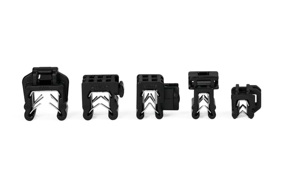 bundelband klemvoet 1-3mm 200x4,6 zwart