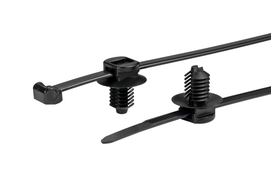 bevestigingsband voor gaten rond zwart d=4-45mm