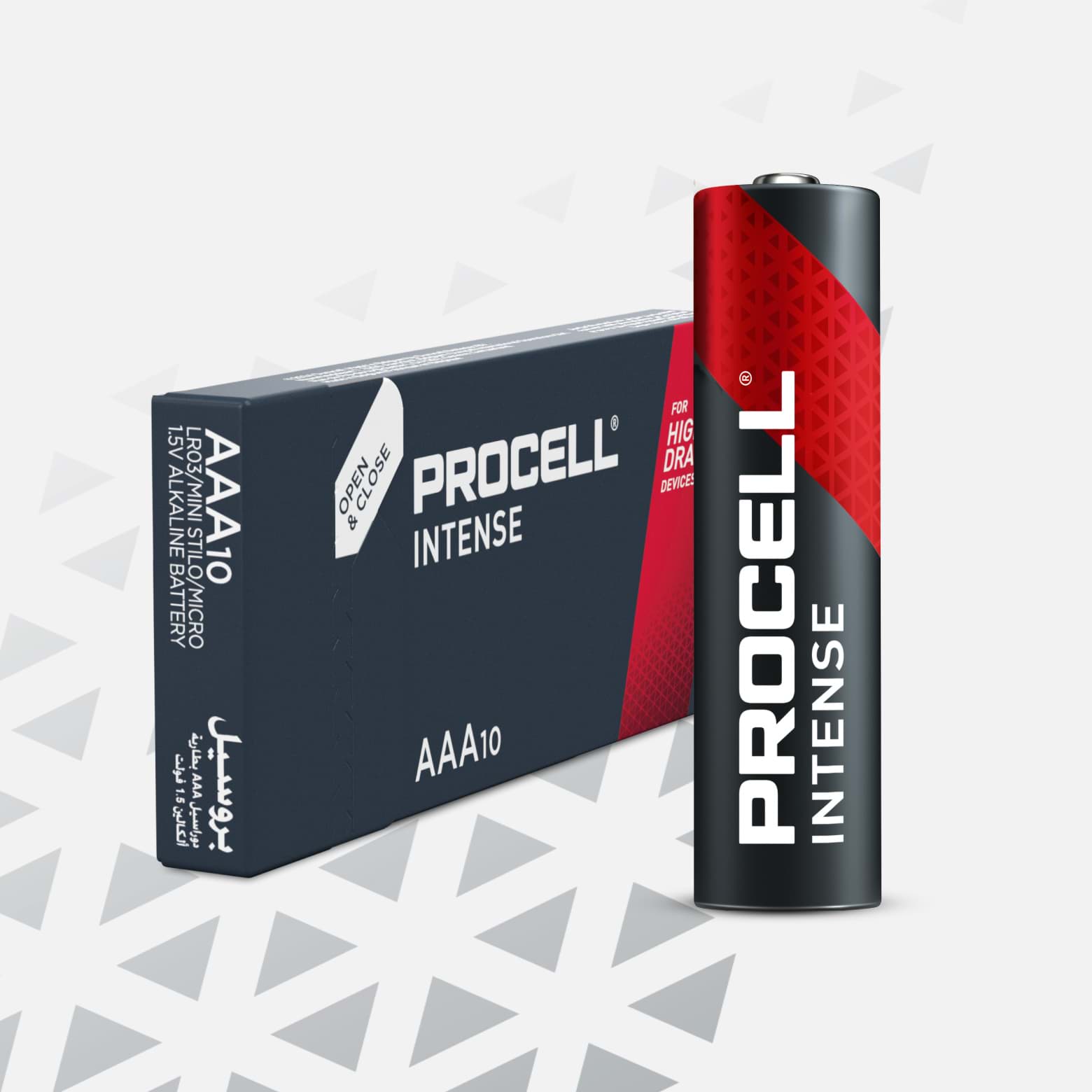 batterij Procell Intens LR03/AAA potlood pack/10
