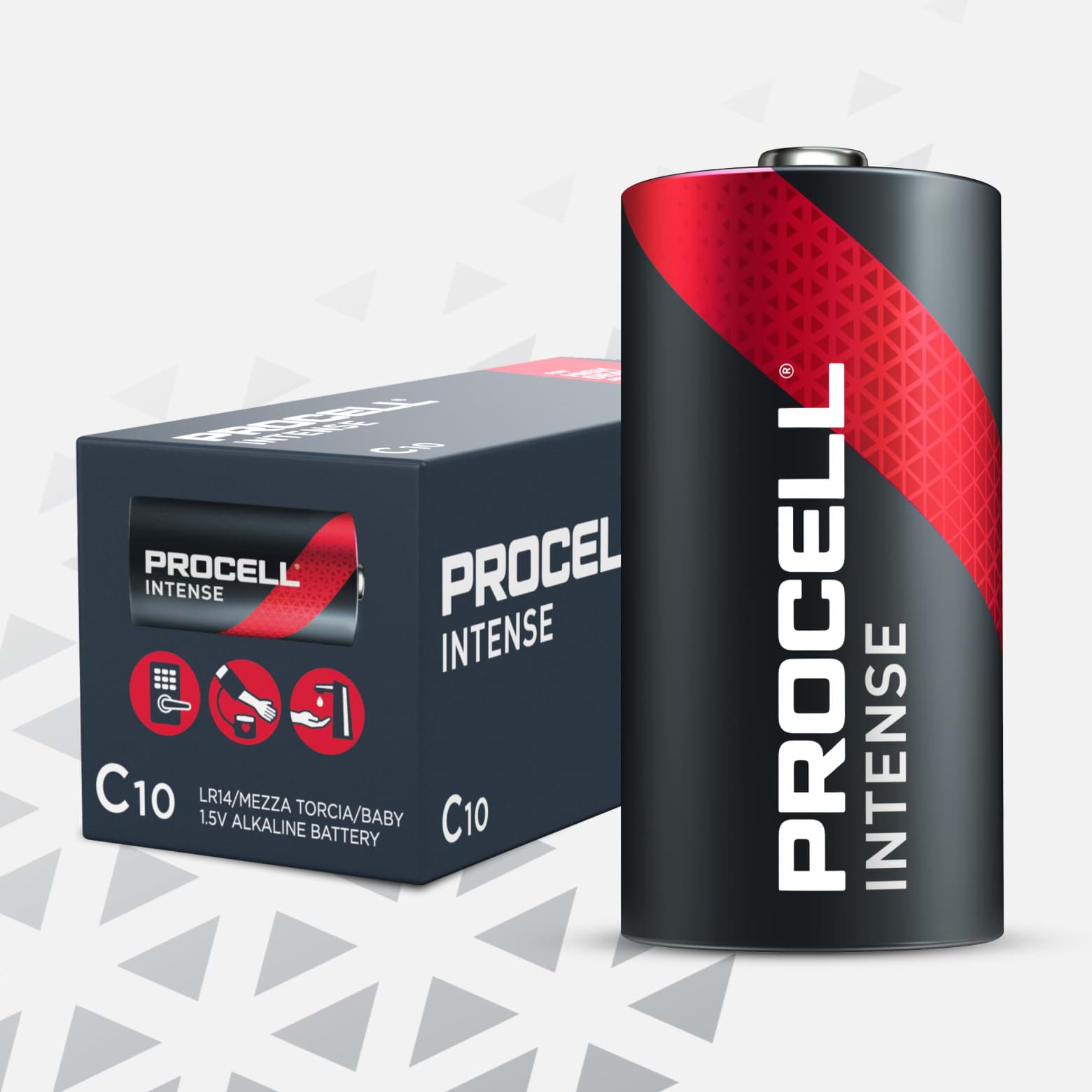 batterij Procell Intens staaf LR14/C-cel pack/10