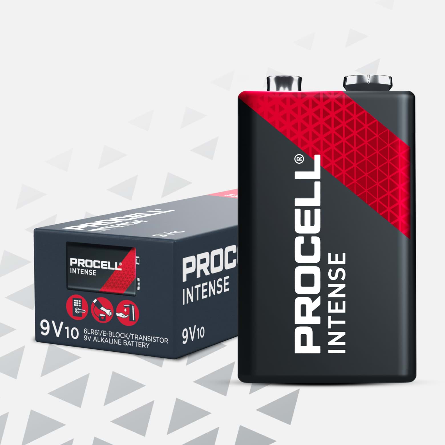 batterij Procell Intens blok 6LR61 9V pack/10