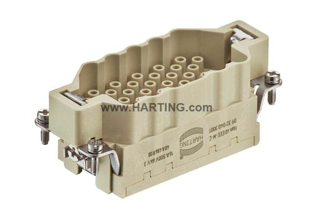Han 16B insert EEE 40p male krimp