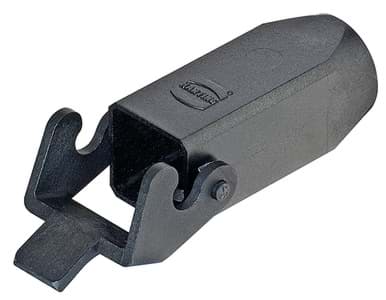 Han  3A-1LOCK koppelhuis top-invoer PG11 pvc zwart